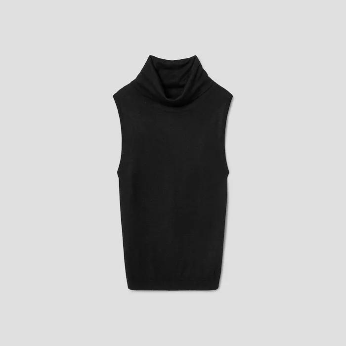 Twisted Back Knit Tank  Black (AG5251A015)
