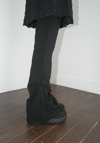 pintuck boots-cut leggings (2c)