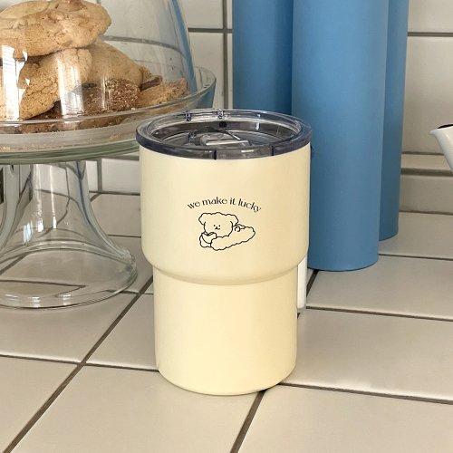 럭키몰리 플랫 스텐텀블러 [보온/보냉]