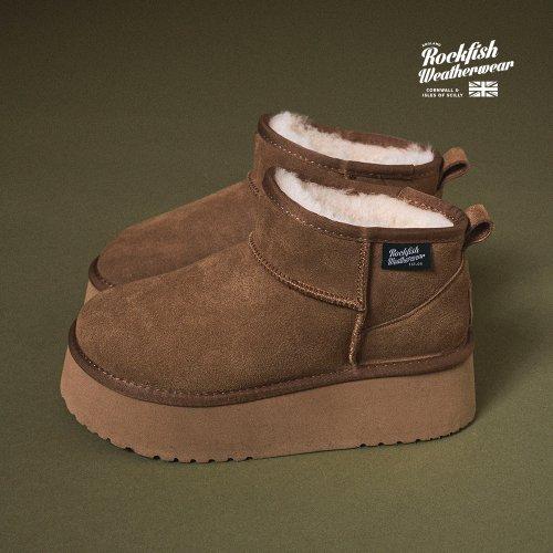 클라우디 맥시 플랫폼 윈터부츠 미니(3.5inch) - CHESTNUT