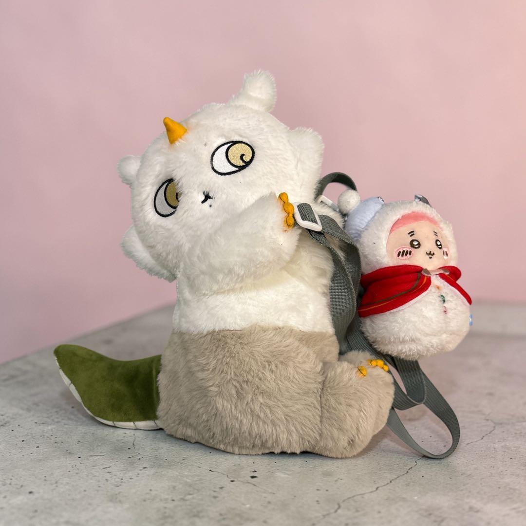 【希少・セット】ちいかわ あのこ ぬいぐるみリュック ＆ 古本屋（カニ）雪だるま