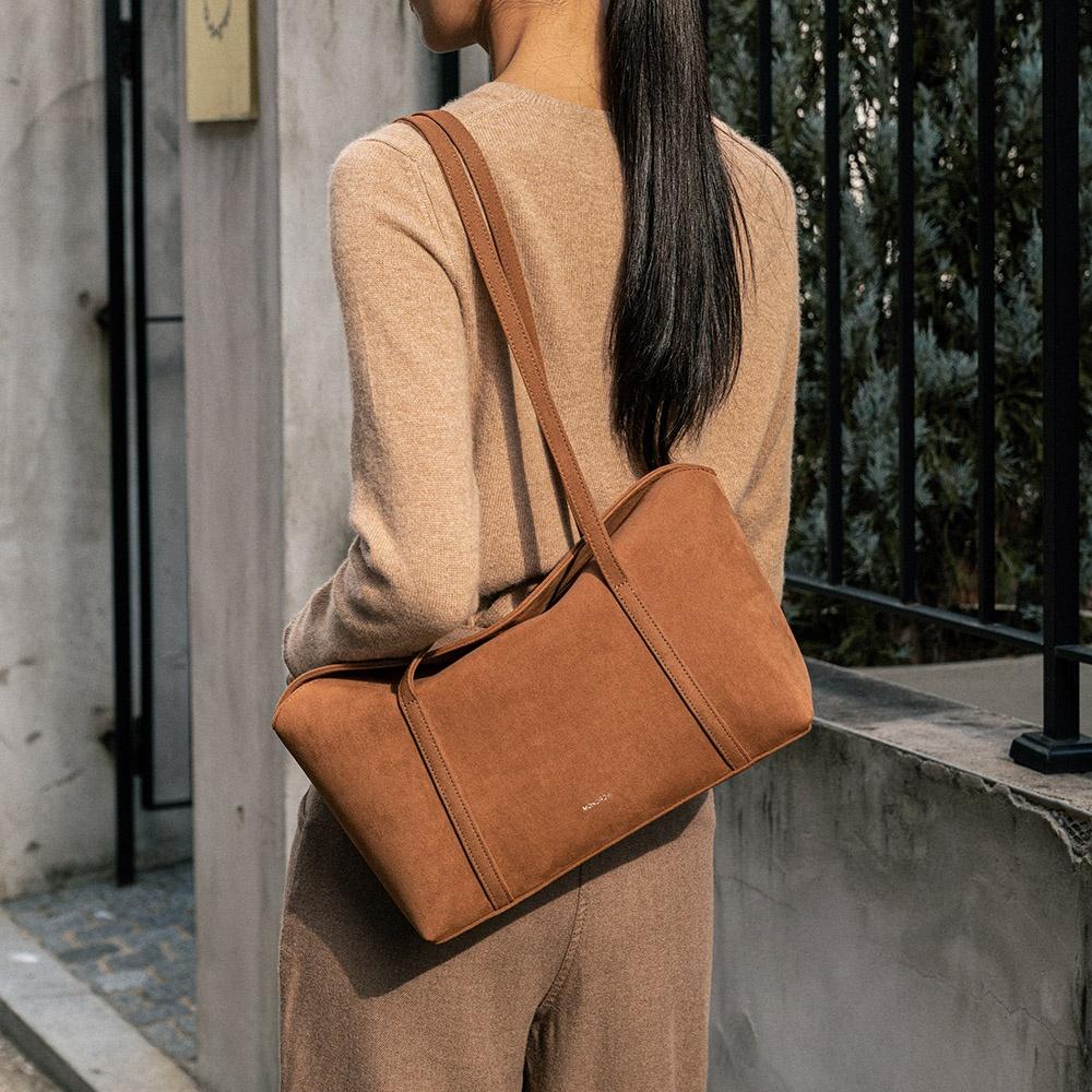 SARA SUEDE CAMEL