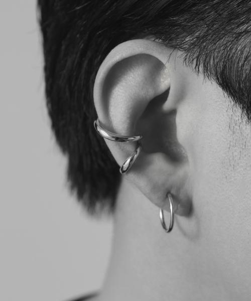 더블 레이어드 이어커프 Double Layered Ear Cuff