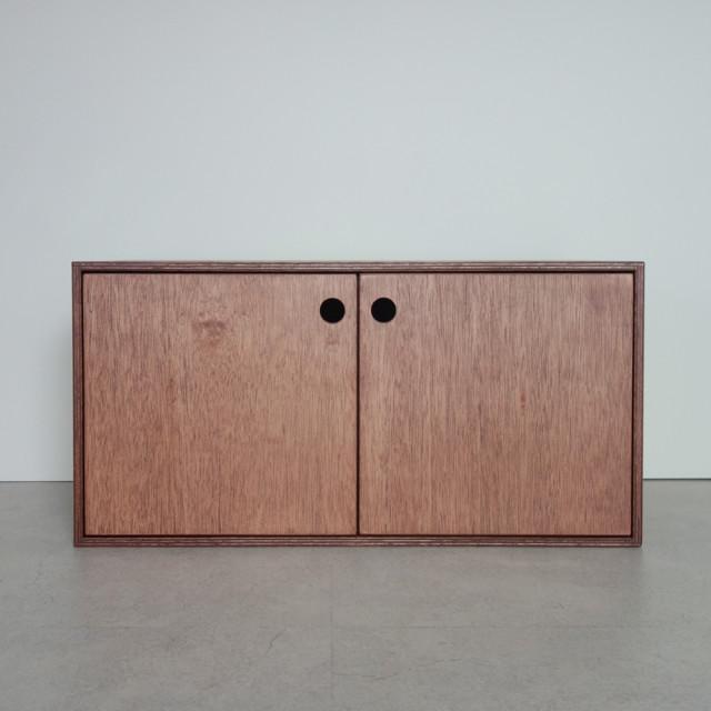 린드시스 [Case 2205] 라왕 합판 가구 모듈 도어 수납장 1단 책장