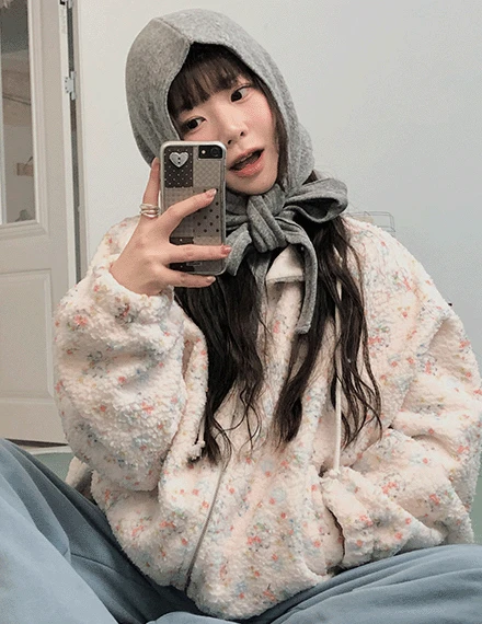 [러블리🤍/빈티지] 에토민 덤블 후리스 점퍼