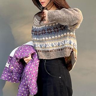 Basile Sweater pattern by Soumine KIM