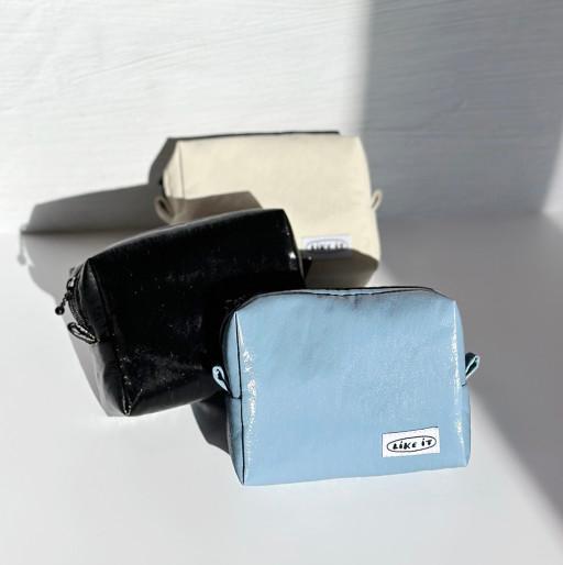 🎀 글로시 파우치 (스몰) 사각파우치