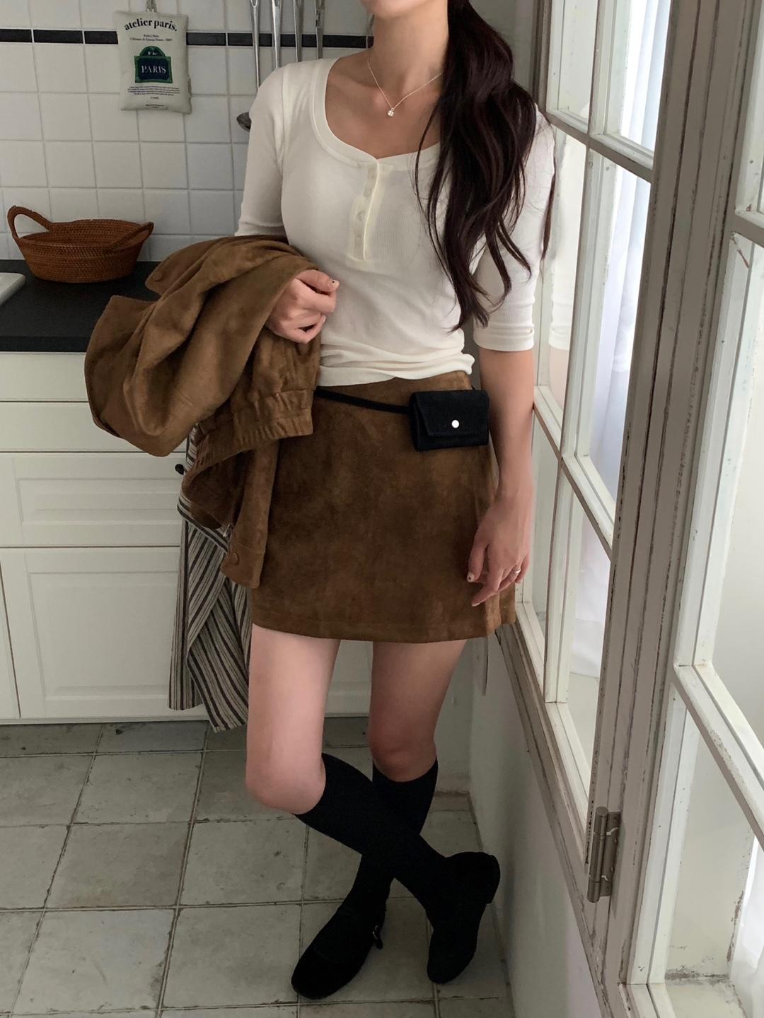 [💫기본템] 로렌 버튼 티셔츠