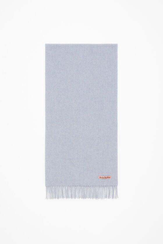 Fringe wool scarf – Narrow