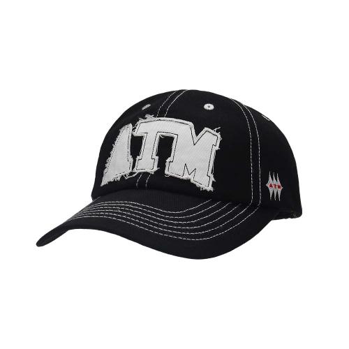 ATM BOLD LOGO BALL CAP BLACK