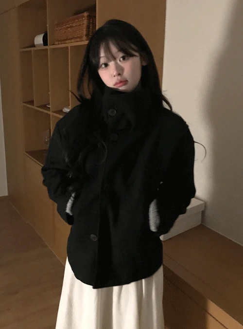 [BEST⭐️/윈터템☃️] 무스 하이넥 자켓 (1color)