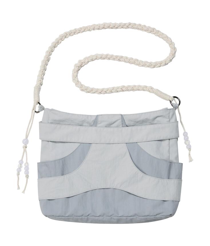 E96 Handmade Layered Bag (FU-725_Sky Gray)