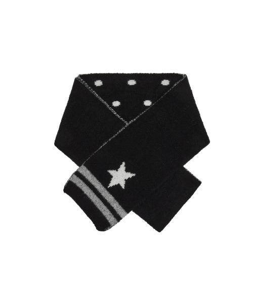 FS STRIPE MUFFLER(BLACK)
