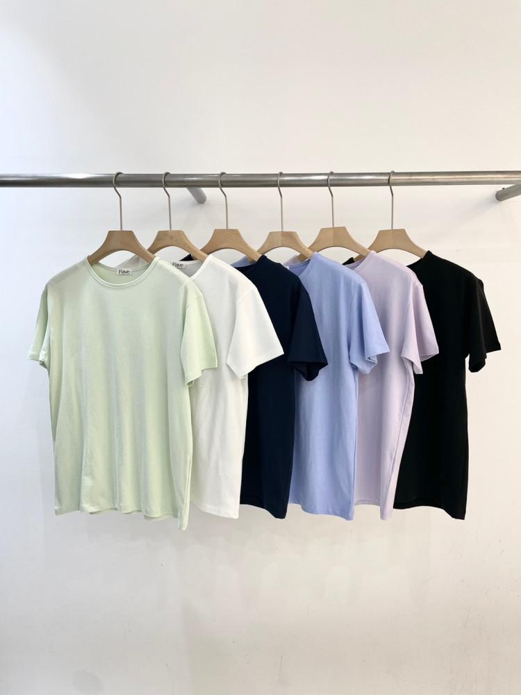 FAVE 페이브 티셔츠 여자 기본 반팔티 모달티
