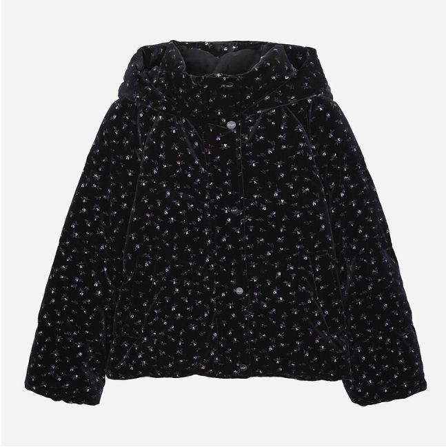 벨벳 프린트 덕 다운 점퍼 T258MDJ239W