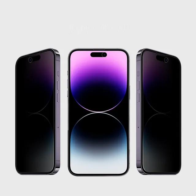 [당일배송] 사생활 보호 아이폰 액정 강화 유리 더스트 필름 방탄 핸드폰 휴대폰 아이폰 6 7 8 se 2 3 x 11 12 13 14 15 mini pro max 미니 프로