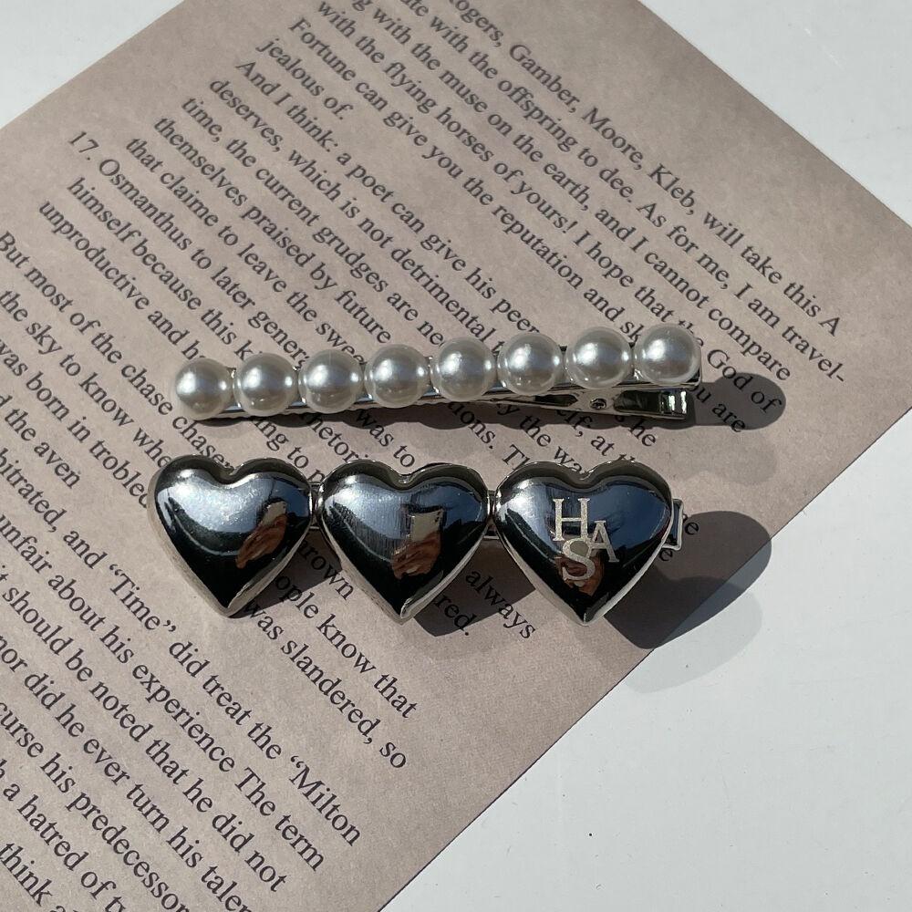 [29CM단독] HA083 Triple heart hair pin set
