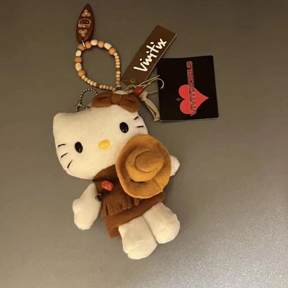 샵베흐 서양 카우보이 헬로키티 펜던트 가방 악세사리 키링