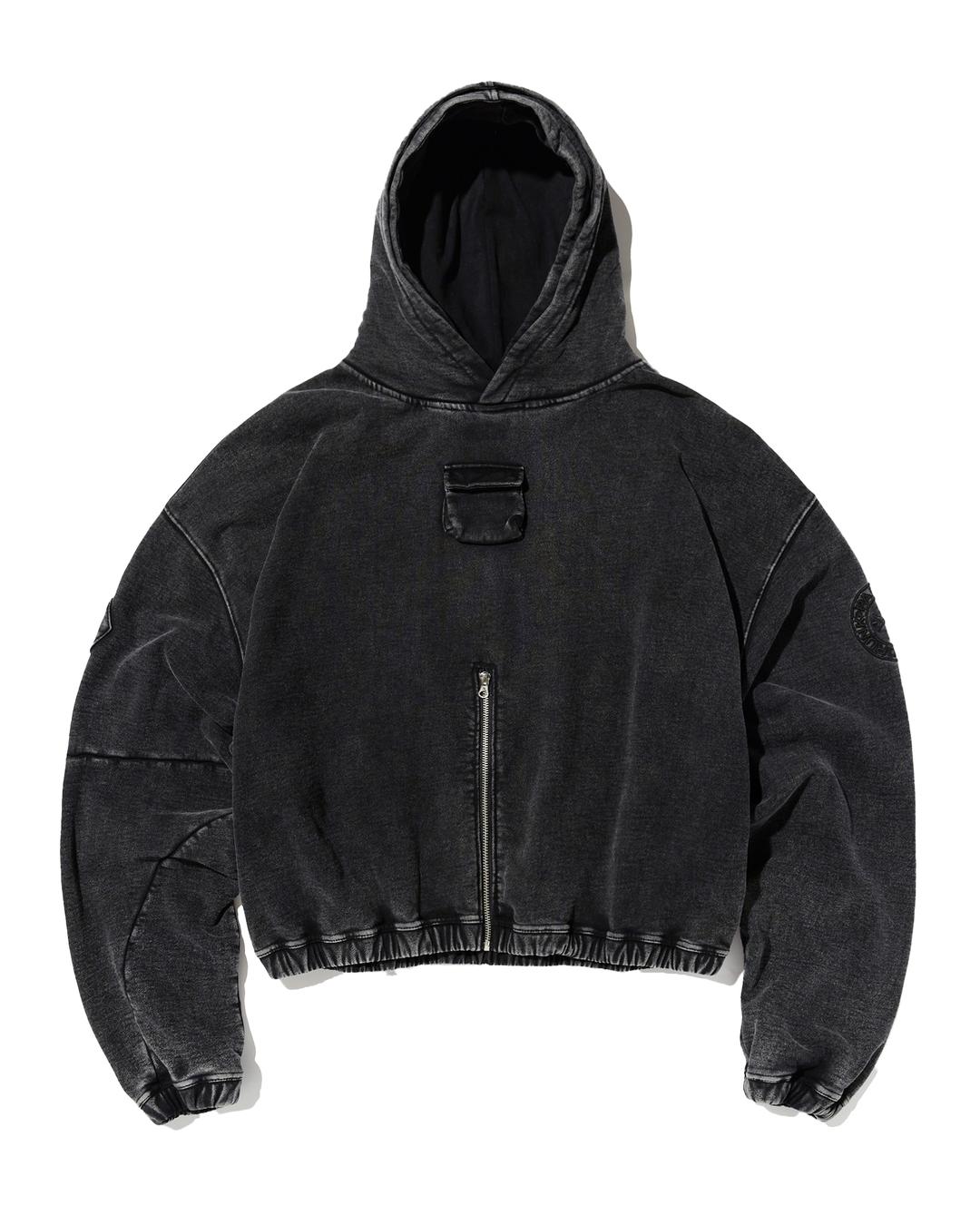 Self Guard Double Hoodie (BLACK)