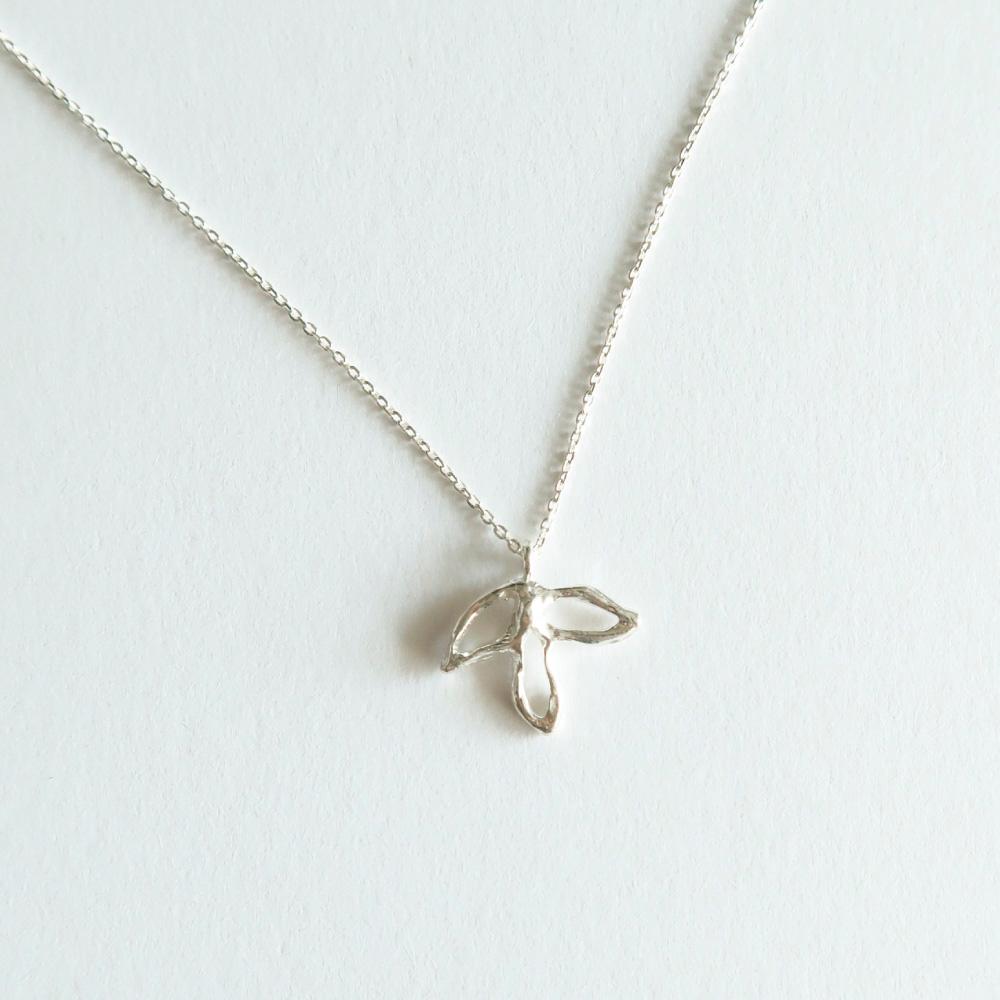 Maple necklace [silver/gold]