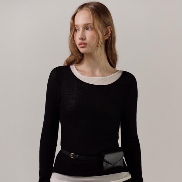 [10월 2일 순차 출고 예정] Vail Layered Knit Ts_3Color
