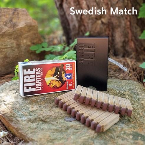 파이어라이터스 캠핑 착화제 성냥 케이스 5종 스웨디시매치, 커터 케이스(크롬)..., 1개