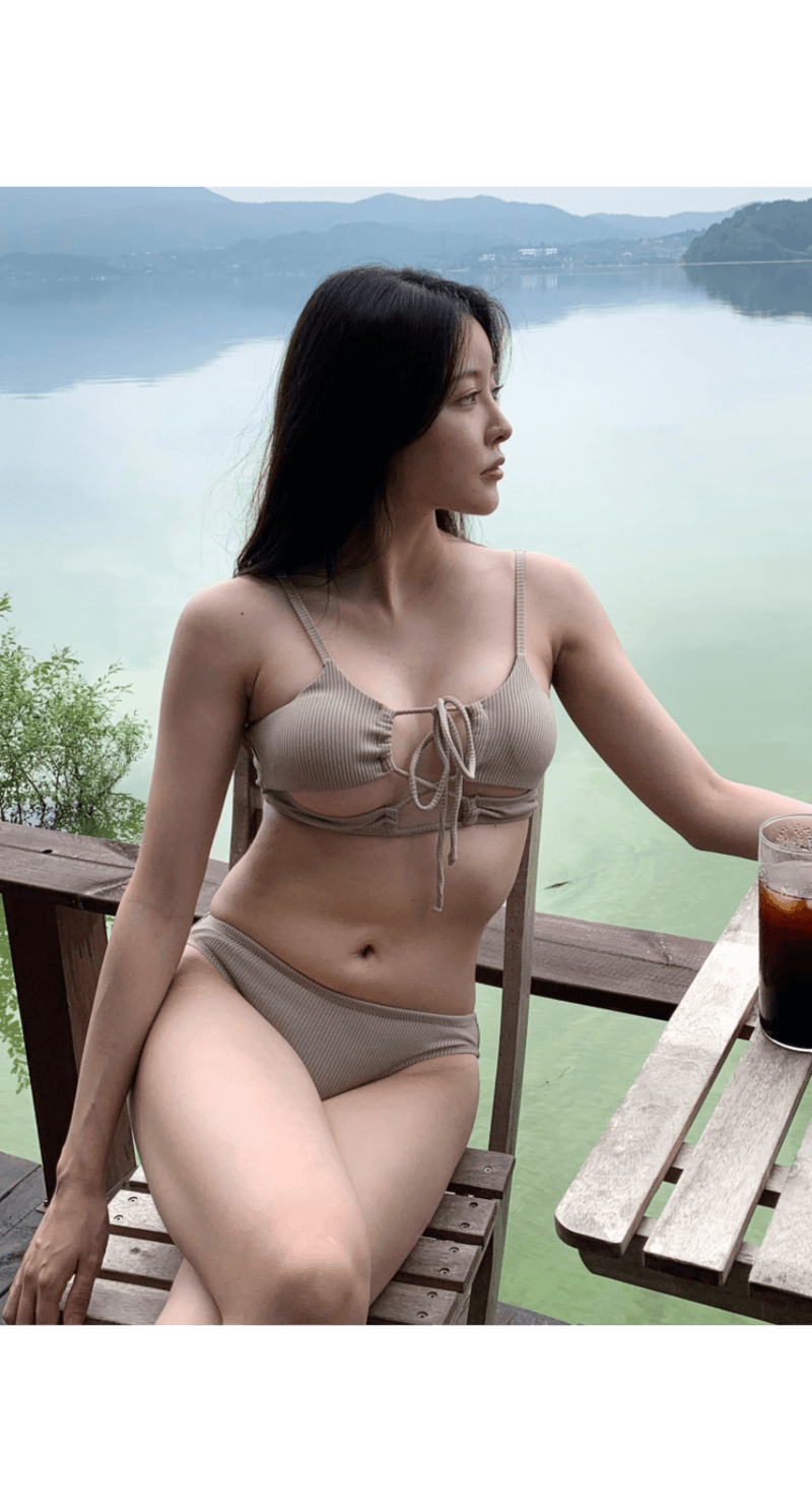 {자체제작}  Lake bikini - Brown
