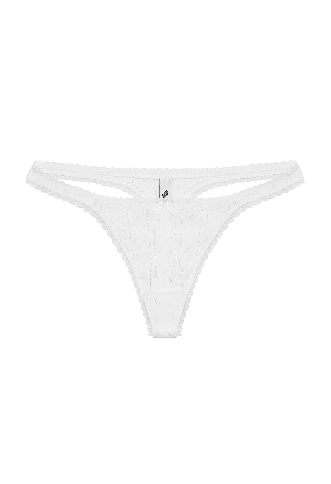 The Thong White - XXS