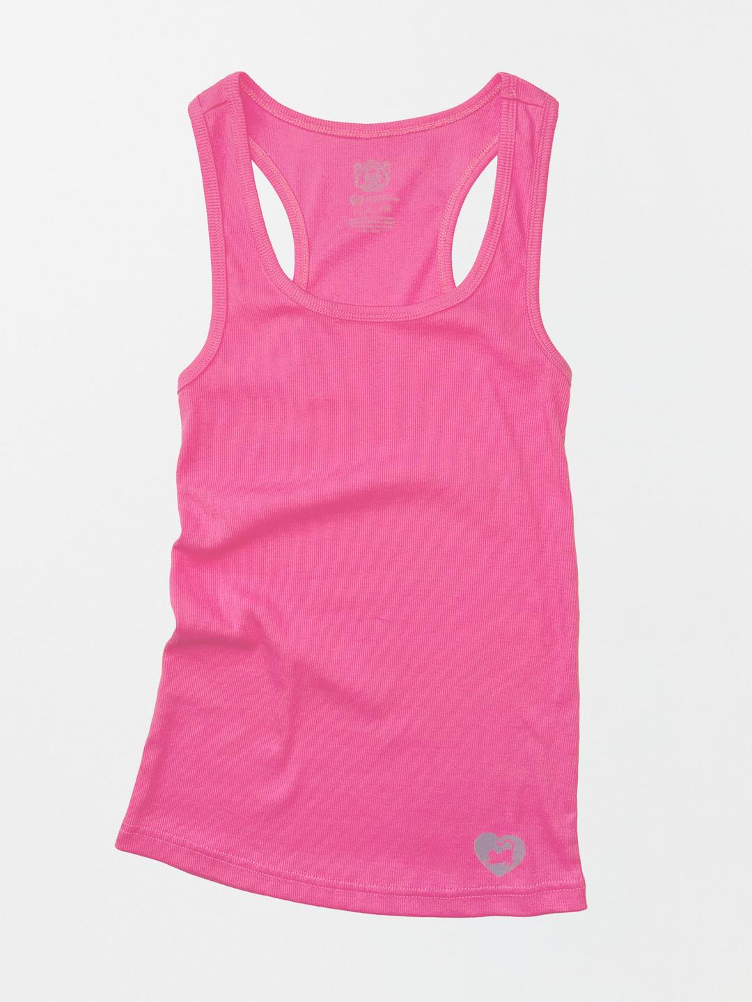 Razorback Tank Top Acid Pink