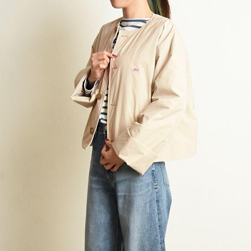 단톤 DANTON 노카라 와이드 아우터 25SS DT-A0672PNT