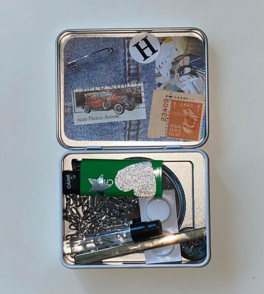 [인디에이치] 화이트 틴케이스 Altoid wallet