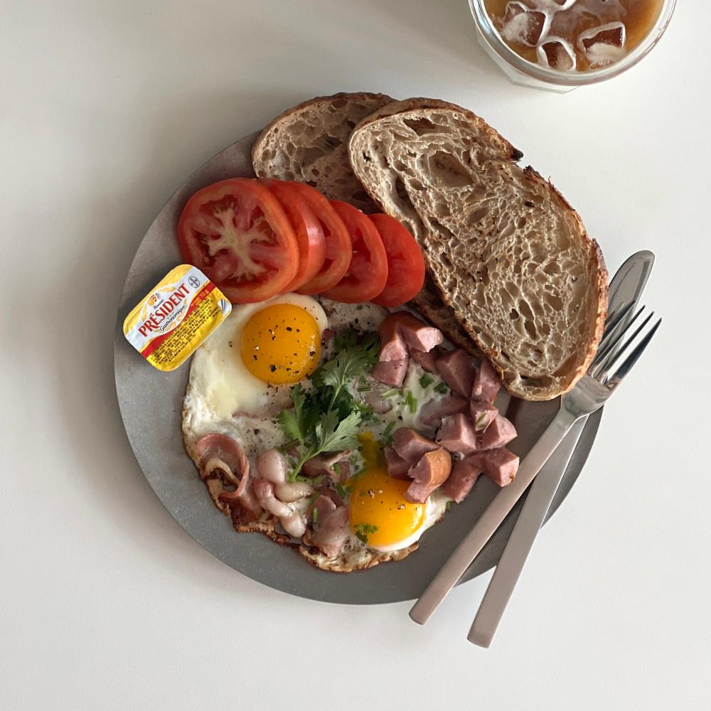 오브 원형 림 플레이트