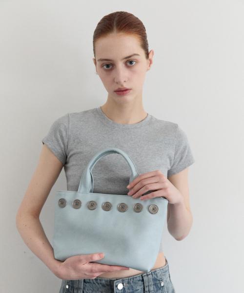 Sunday Tote Bag (button wide)(water)