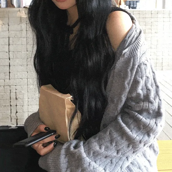 [MDpick!/가을신상🤎] 먼티 꽈배기 라운드 가디건 (7color)