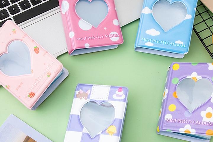 패턴 미니 포토앨범 포토카드 포카 콜렉트북 5colors