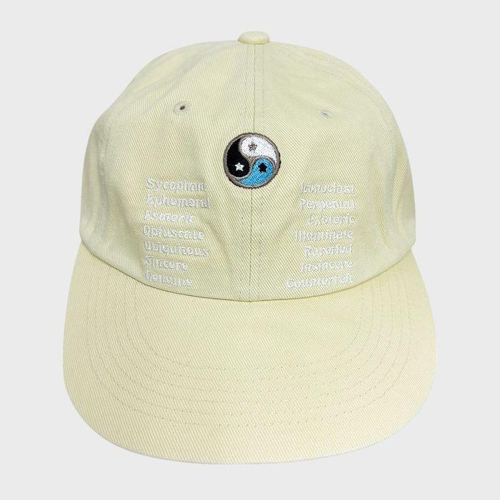 Yin Yang Washed Cap Yellow