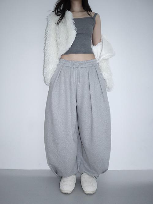 클라따 heavy pintuck training pants, 3color