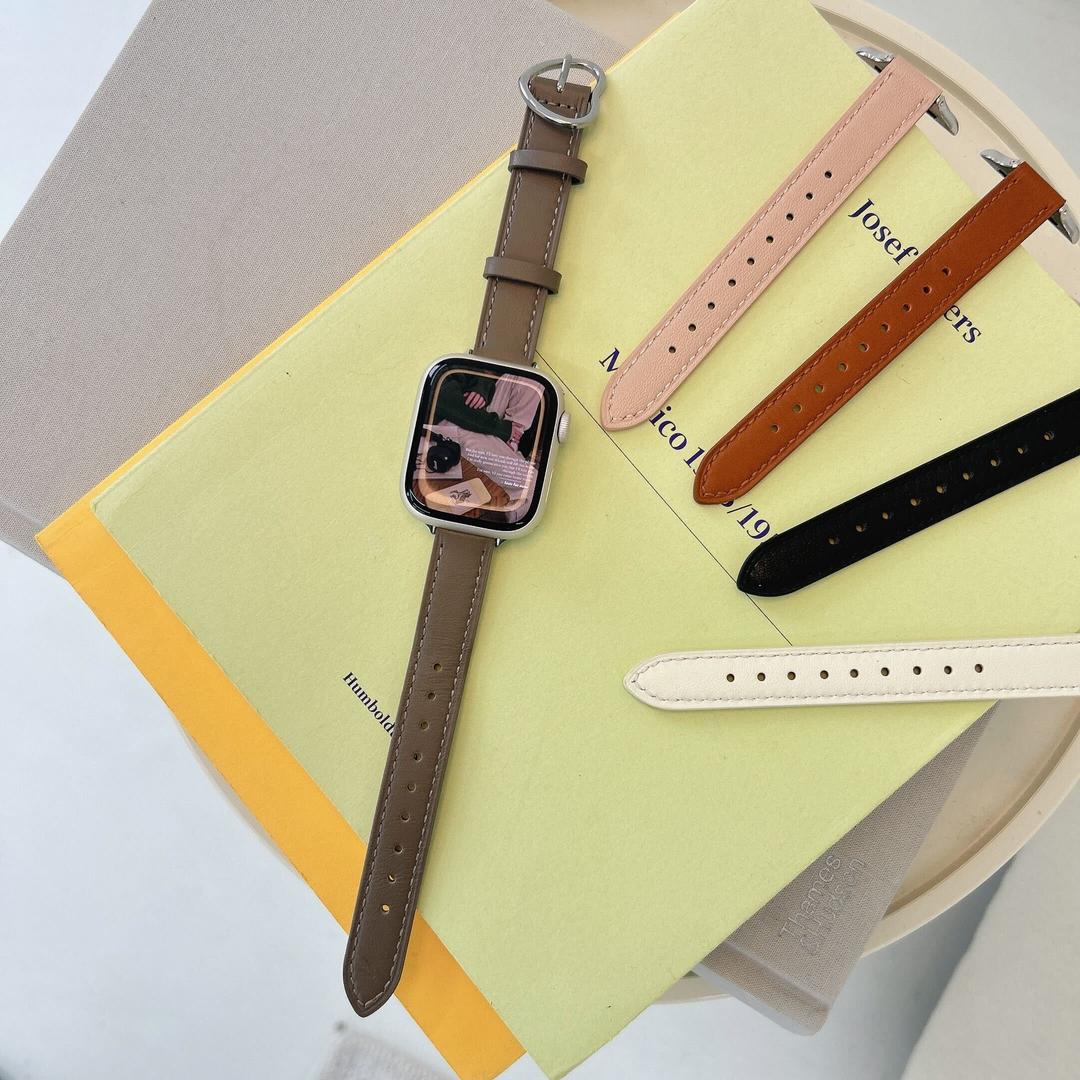 [신상/당일배송]  애플워치 스트랩 9 8 7 6 3 se 2 실리콘밴드 모던가죽 메탈 시계줄