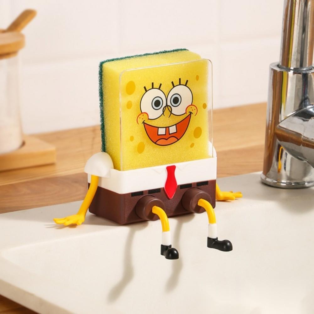 스폰지밥 수세미 보관함 수세미걸이 스펀지받침