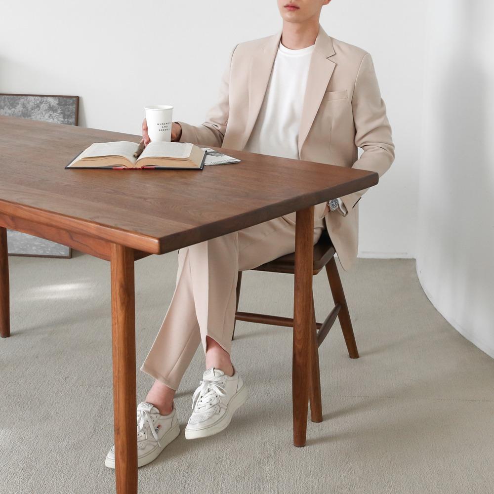 플레인 컬러 싱글 수트 (8 color, 5 size)