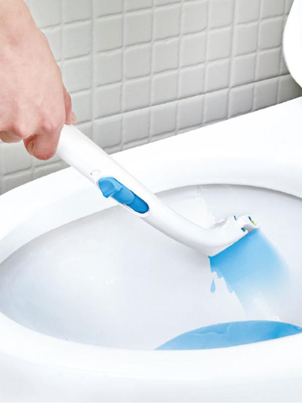 일회용 변기 클리너 본체＆리필 4P 세트