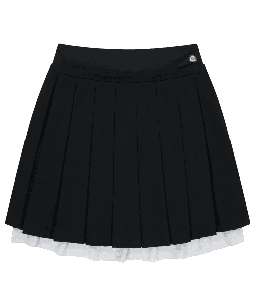 코이세이오(COYSEIO)  DOUBLE WAISTED PLEATS SKIRT BLACK - 사이즈 & 후기 | 무신사
