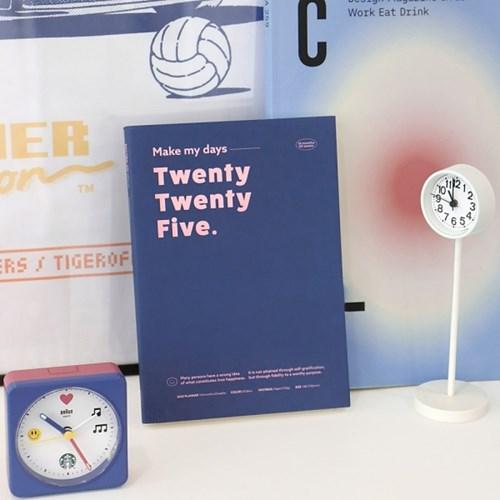 아이코닉 2025 레코드온 다이어리 프리위클리 B6