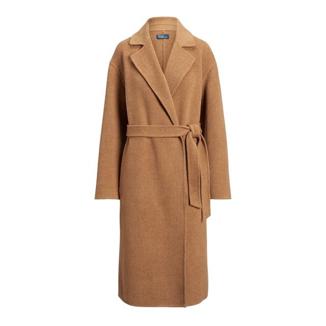 벨트 랩 코트 카멜 멜란지 Belted Wrap Coat Camel Melange 31010504