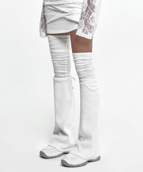 나체(NACHE)  2-PIECE LEG WARMER IVORY - 사이즈 & 후기 | 무신사