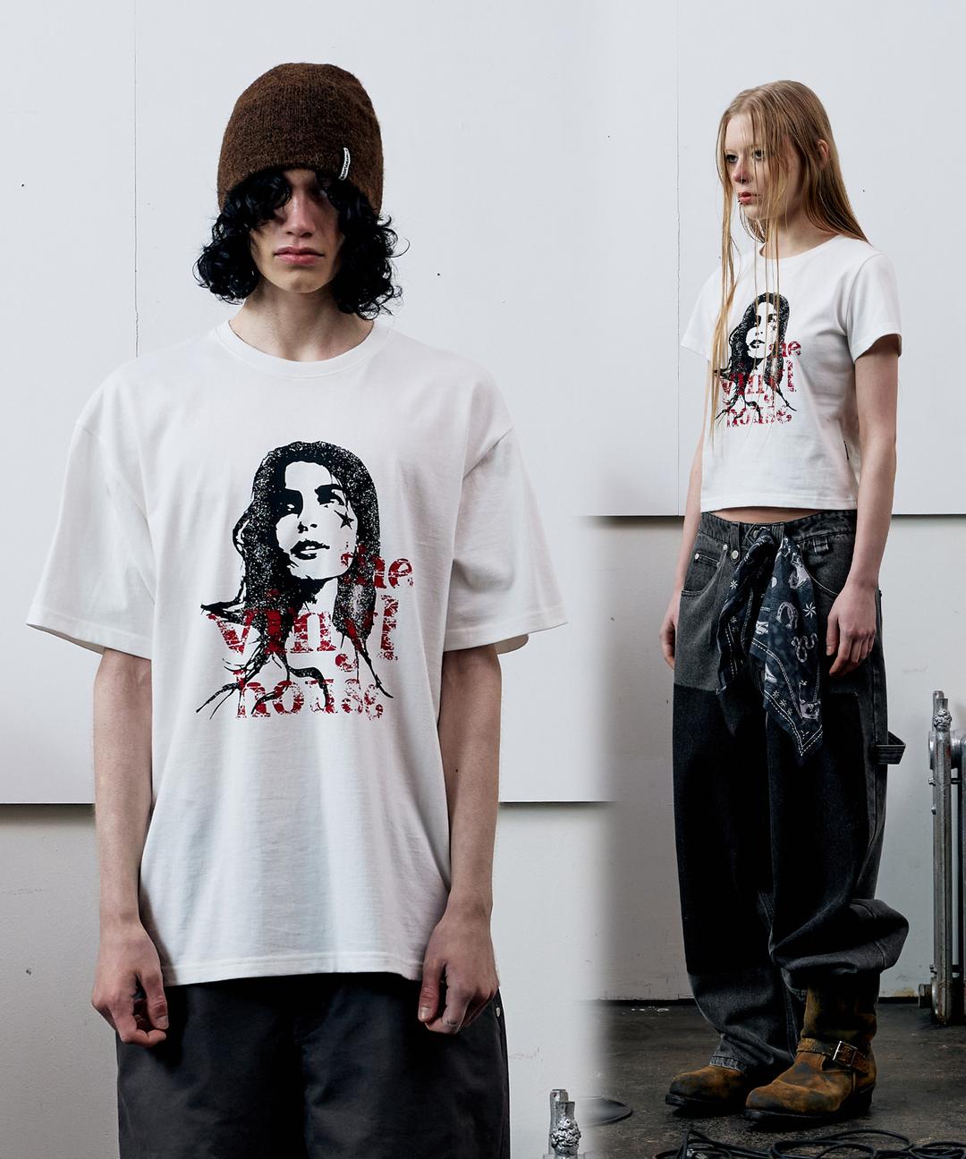 VINTAGE WOMAN TEE WHITE