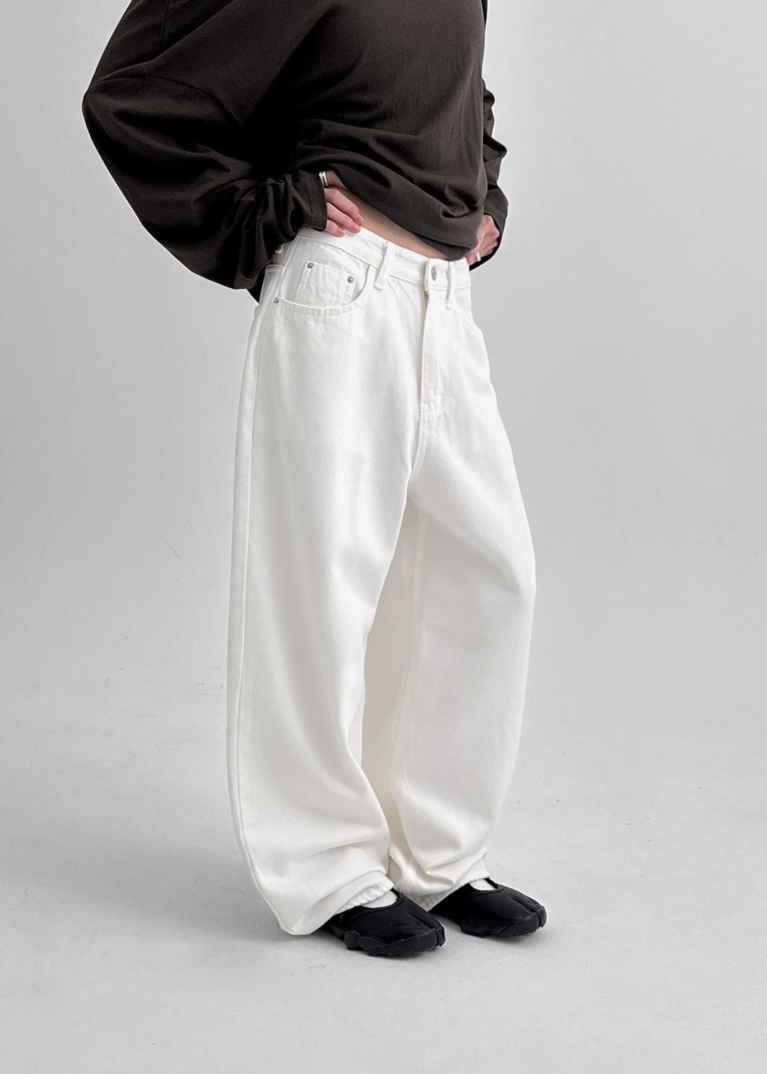 키롤드 벌룬 와이드 코튼팬츠