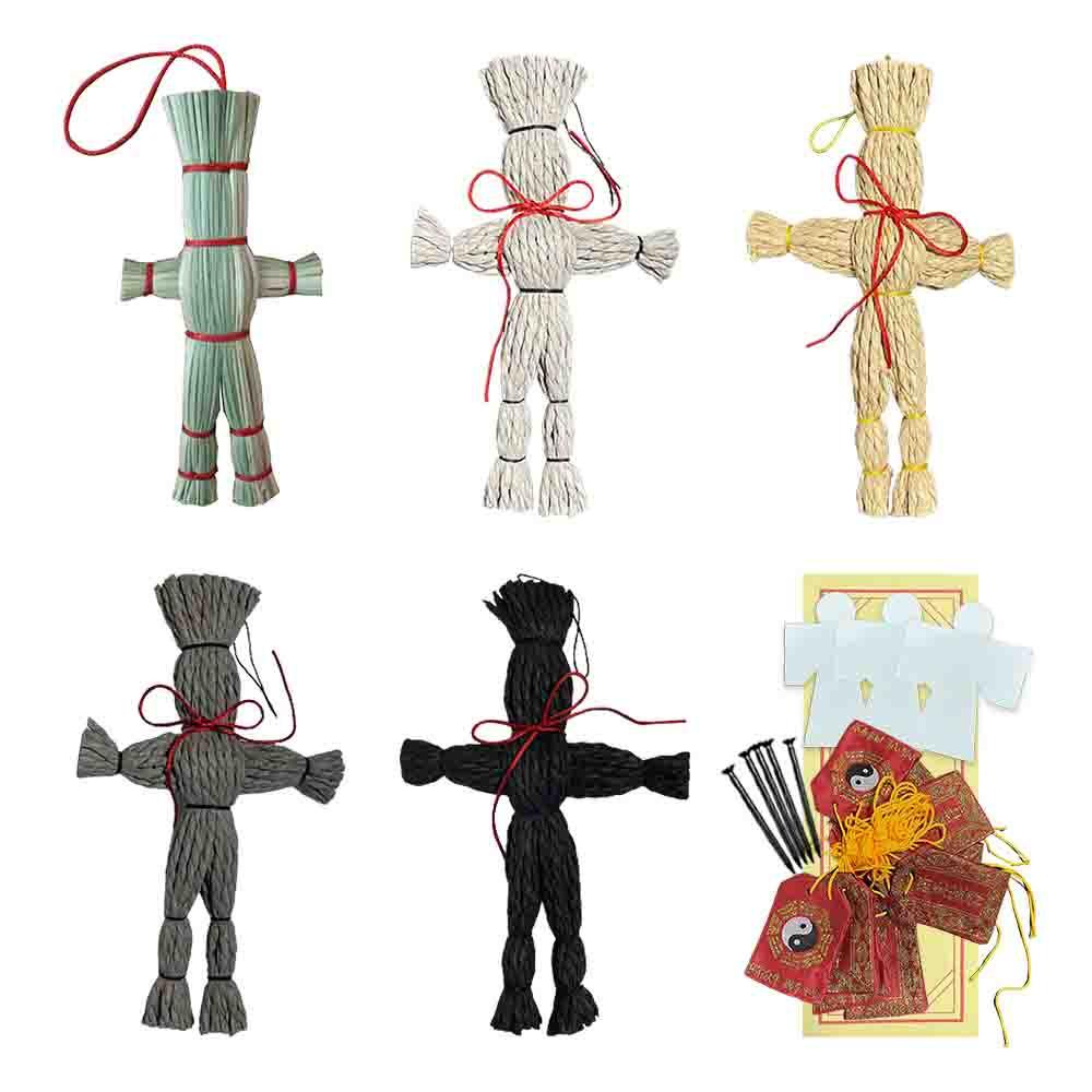 꼬미딜 카타시로 분풀이 저주인형 주술 부두인형 밀짚 지푸라기인형