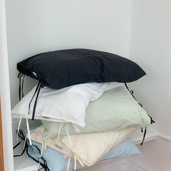 [알러쉴드] 노팅힐 리본형 60수 고밀도 순면 베개커버 13컬러 4060/5070