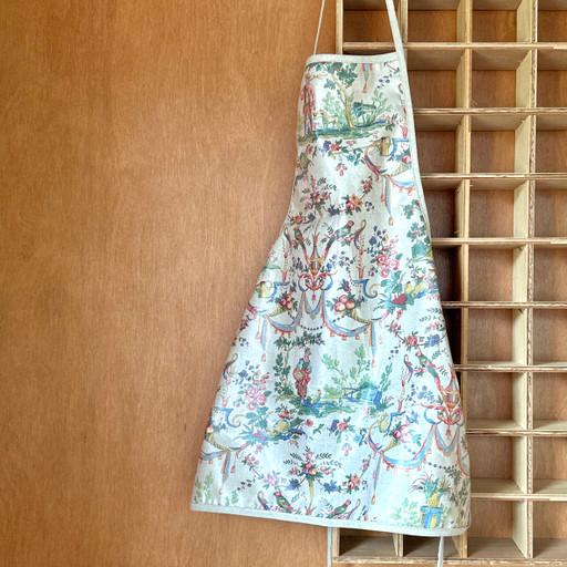 누아 뜨왈 린넨 생활방수 미니 앞치마